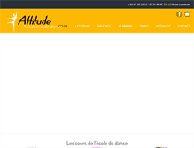 Tablet Screenshot of danse-attitude-colomiers.fr